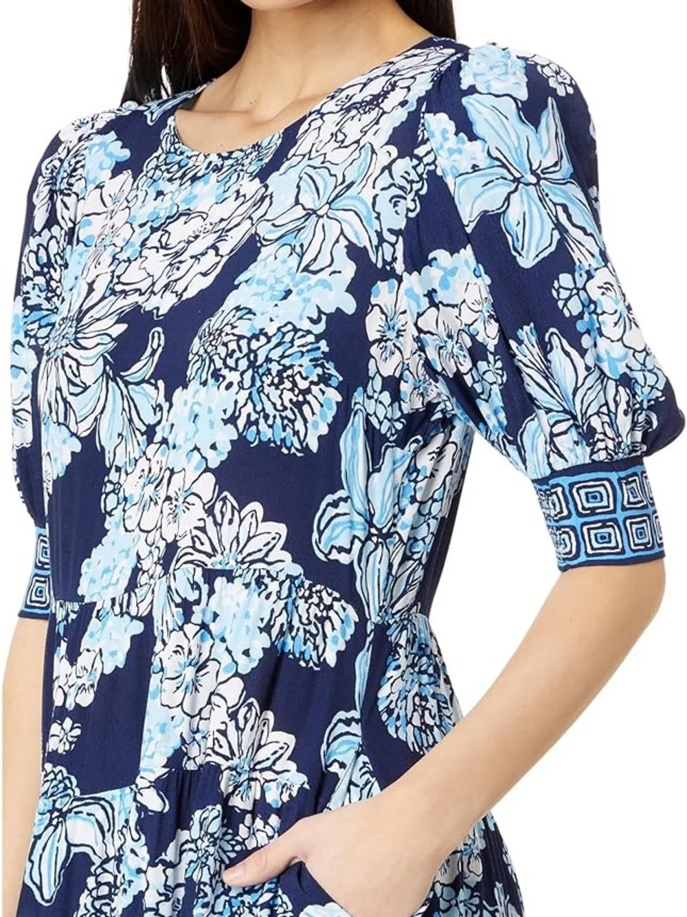 Lilly Pulitzer Amelia Midi Dress – Bouquet All Day | Size 6 ~ NWT - Picture 3 of 10